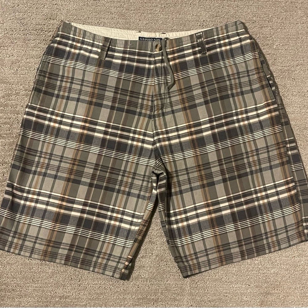 Men’s U.S. Polo Assn. Plaid Shorts